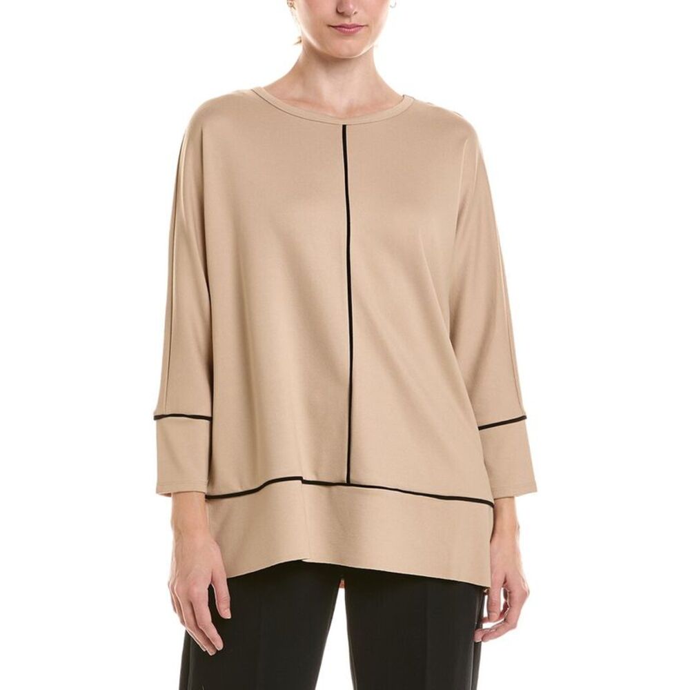 Jones New York Womens Dolman Sleeve Tunic, Black